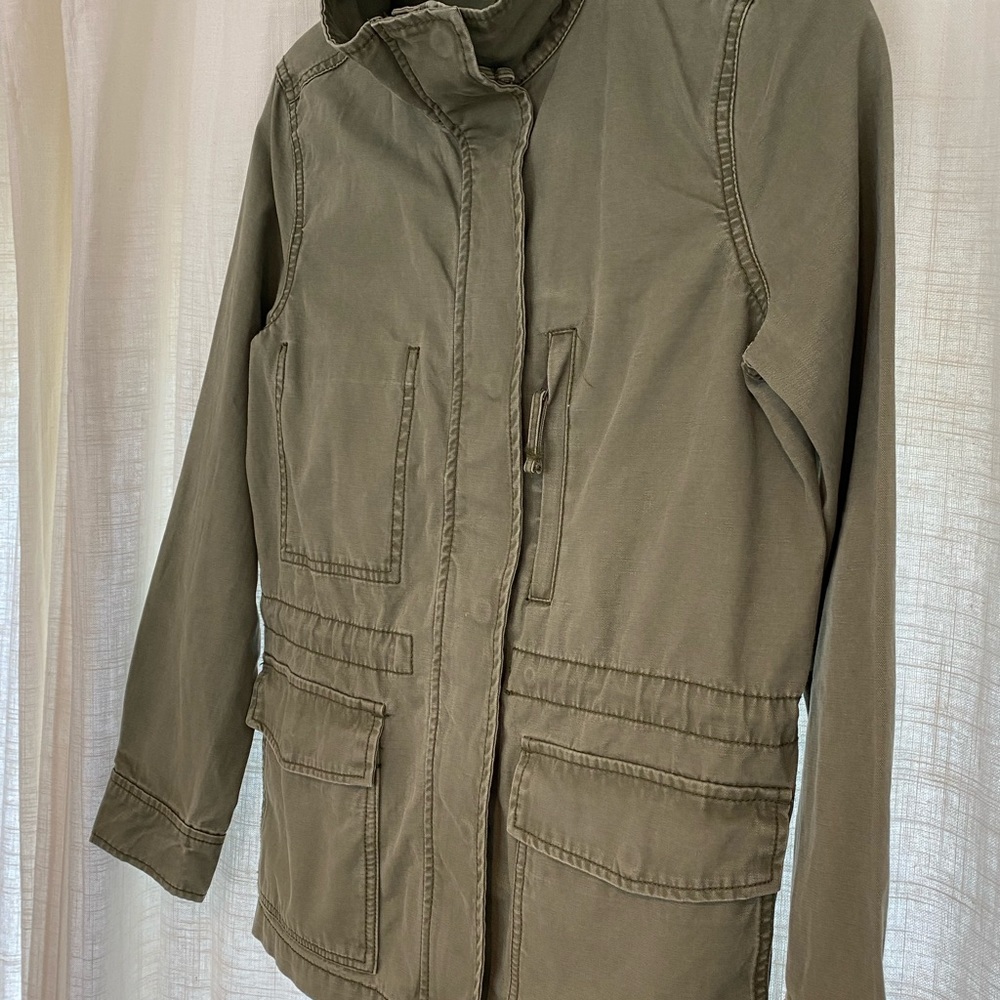 Flattering Military Style Jacket - Picture 2 of 10